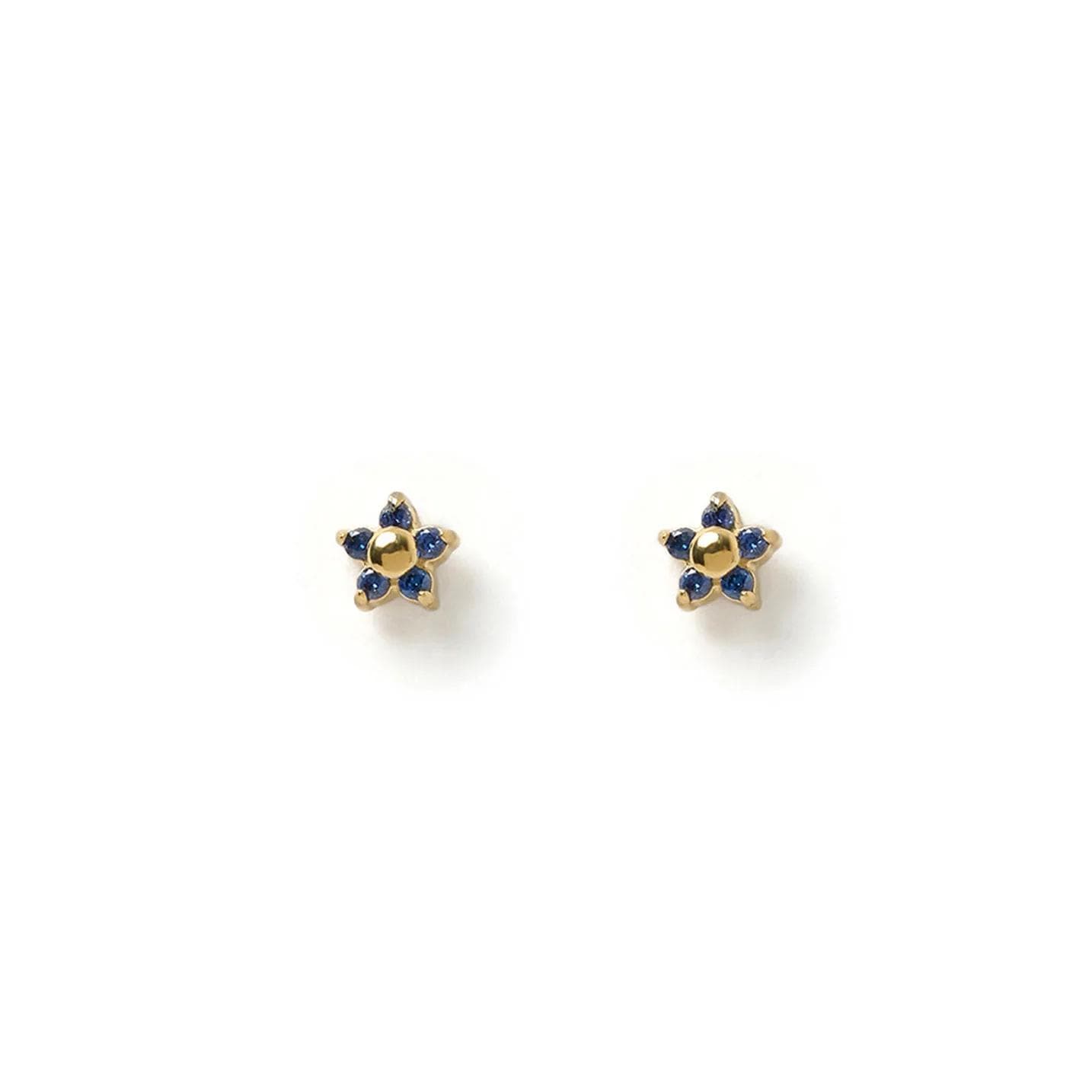 Sapphire Star Studs