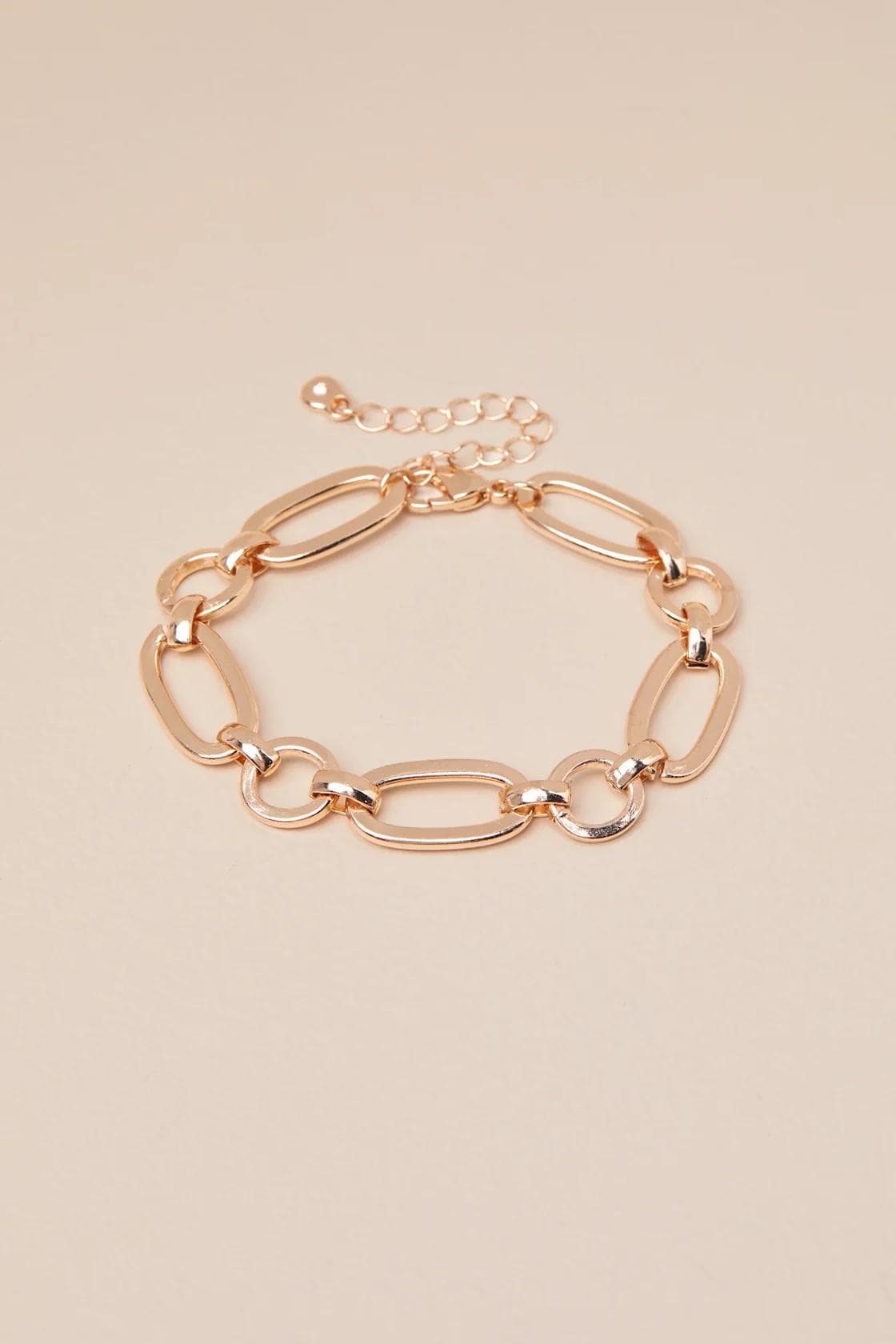 Rose Gold Link Bracelet